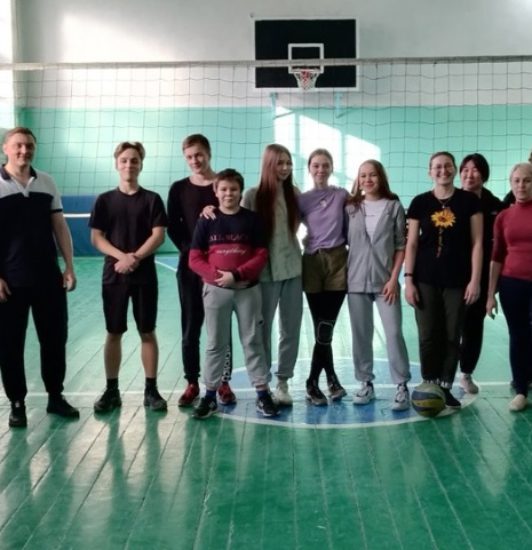 Товарищеский матч по волейболу